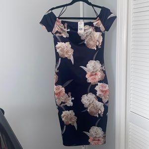 Floral bodycon dress